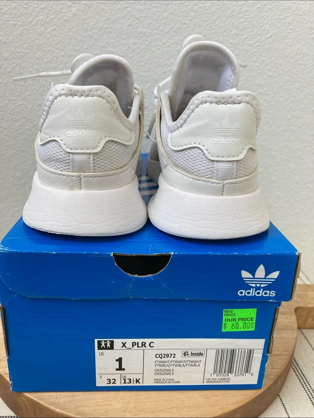 SALE! 50% Off adidas Kids White X_PLR C Lightweight Sneakers Size 1